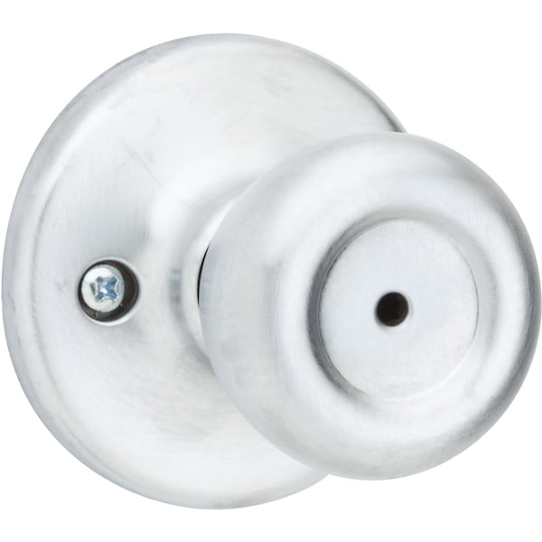 Satin Chrome Mobile Home Bed/Bath Door Knob