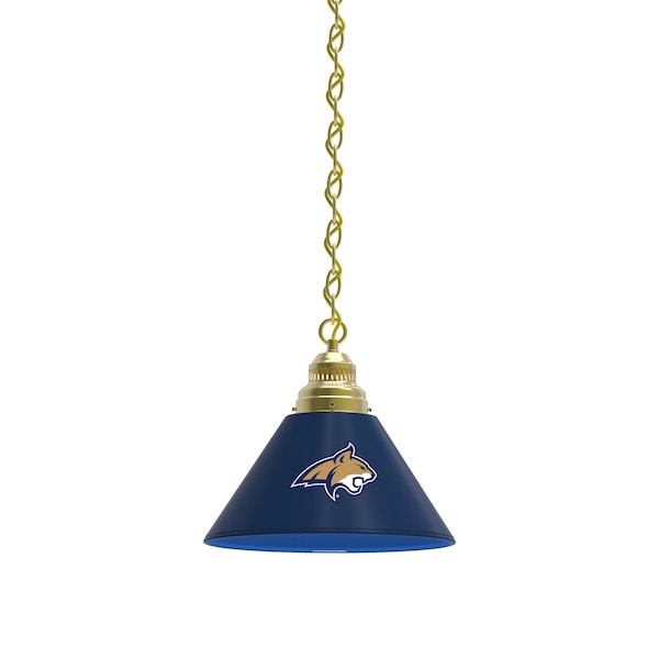 Montana State Pendant Light, Brass Fixture