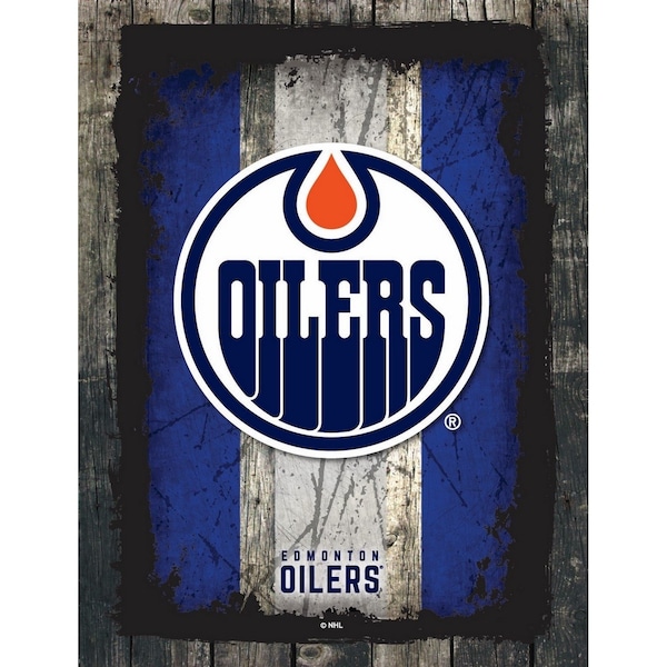 Edmonton Oilers 24" x 32" Canvas Wall Art
