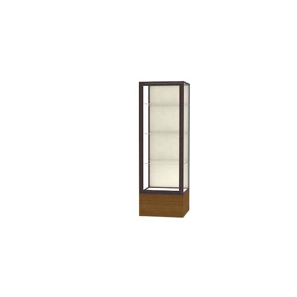Floor Display Case 24x72x24, Plaque, Bronze