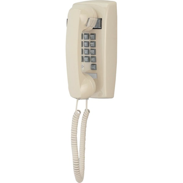 Cortelco 255444VBA20F Standard Phone - Ash - 1 x Phone Line - Hearing Aid Compatible