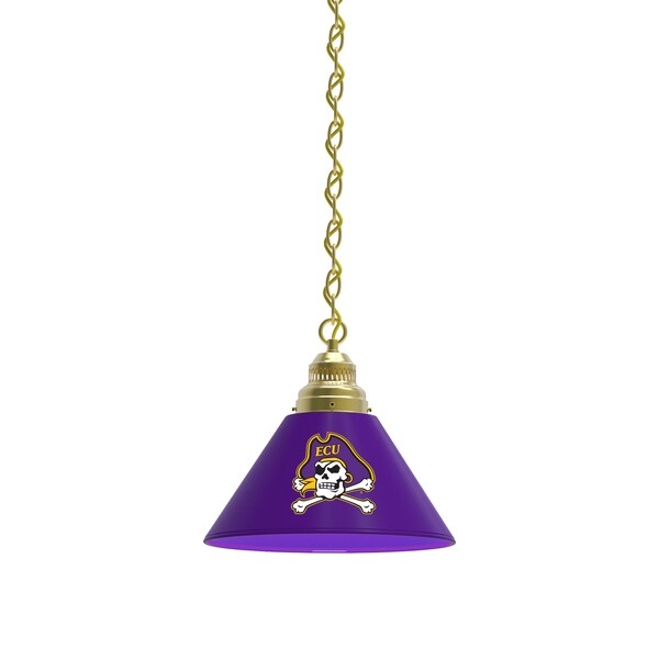 East Carolina Pendant Light, Brass Fixture