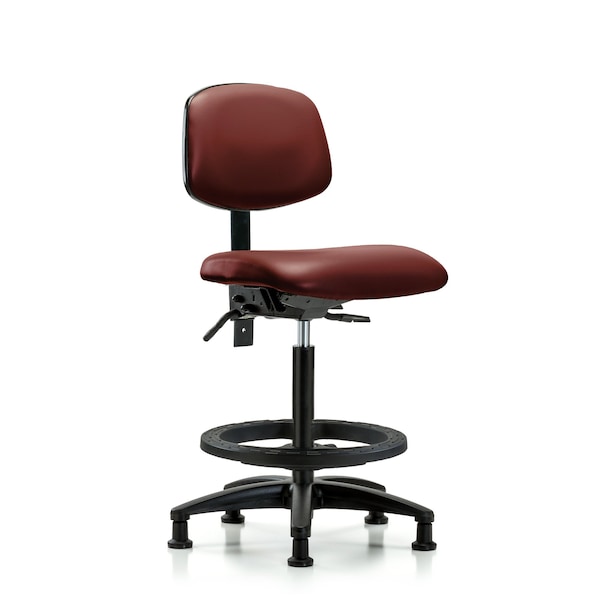 Vinyl Chair, High Bench, Foot Ring, Glides, Borscht