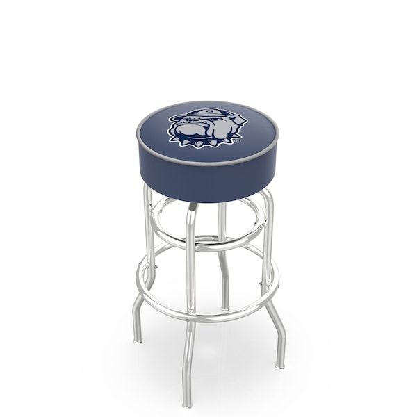 25" Georgetown Cushion Seat, 2-Ring Chrome Swivel Bar Stool