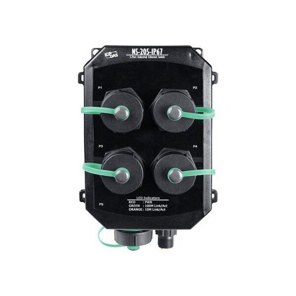 Industrial 5-port Unmanaged IP67 Ethernet Switch