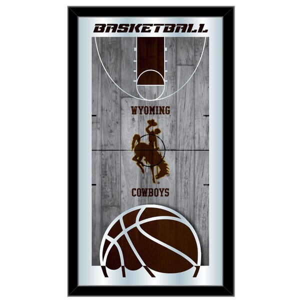 Wyoming 15" x 26" Basketball Mirror