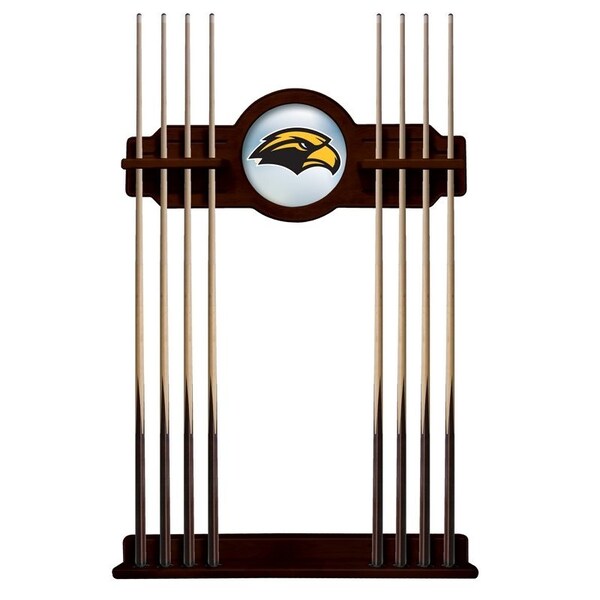 Southern Miss Cue Rack in English Tudor Finish