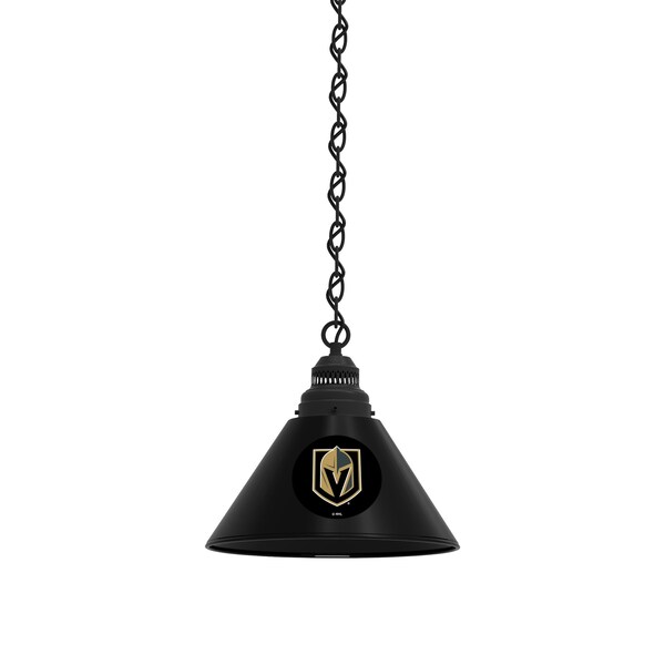 Vegas Golden Knights Pendant Light, Black Fixture