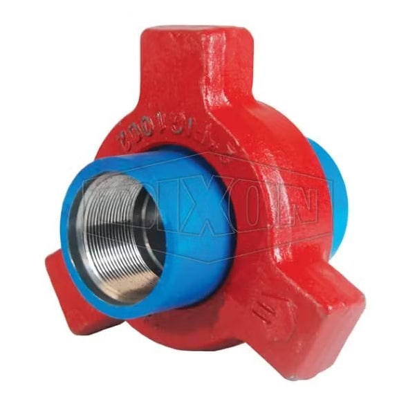 1002 Standard Service Hammer Union, 4 in Nominal, Thread End Style, Steel, Domestic