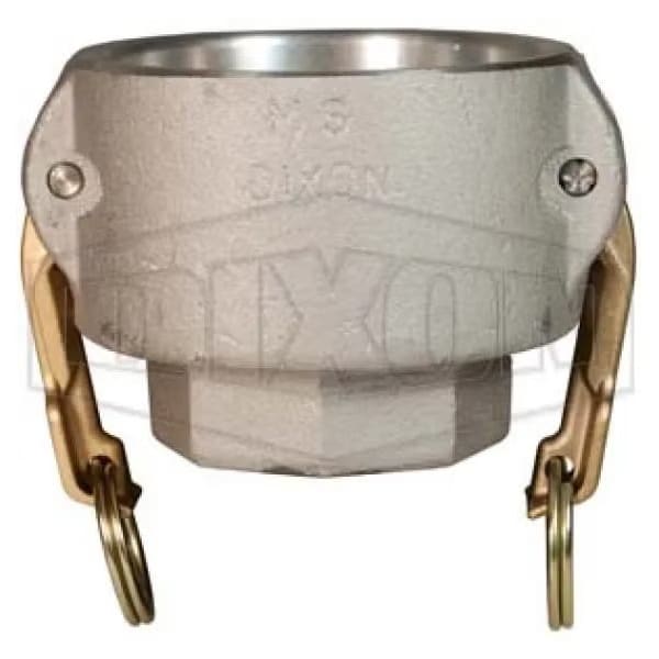 Type D Cam and Groove Reducing Coupler, 4 x 6 in Nominal, Female Coupler x FNPT End Style, Aluminum,