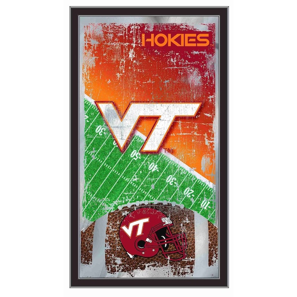 Virginia Tech 15" x 26" Football Mirror