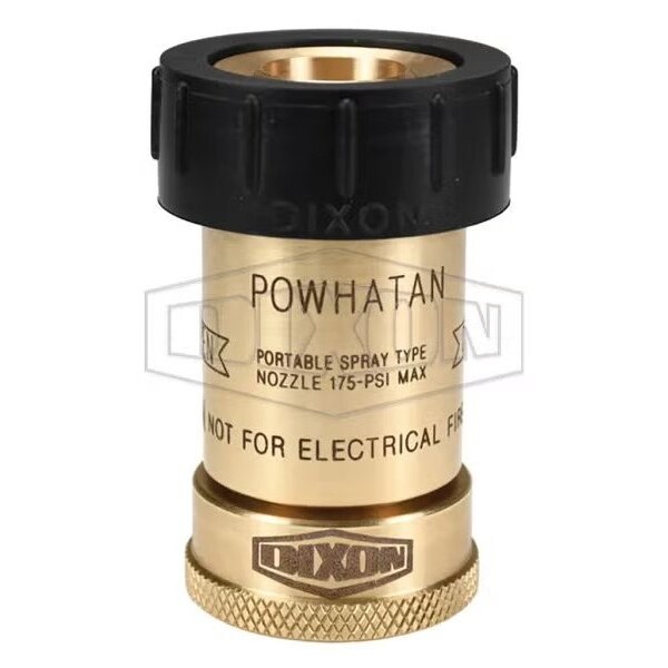 3/4 GHT BUMPERED BRASS FOG NOZZLE UL/FM
