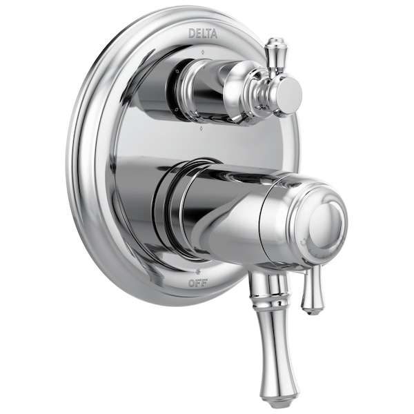 Cassidy Traditional 2-Handle TempAssure 17T Series Valve Trim with 6-Setting Integrated Diverter
