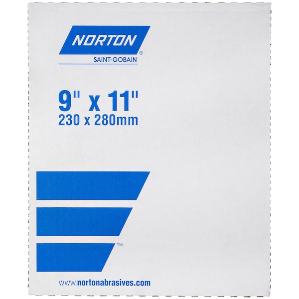 Sanding Sheet, 11 in L, 9 in W, PK50
