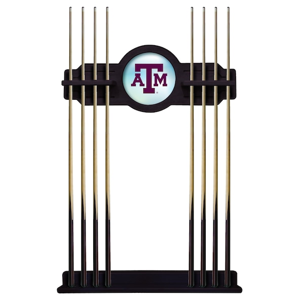 Texas A&M Cue Rack in English Tudor Finish
