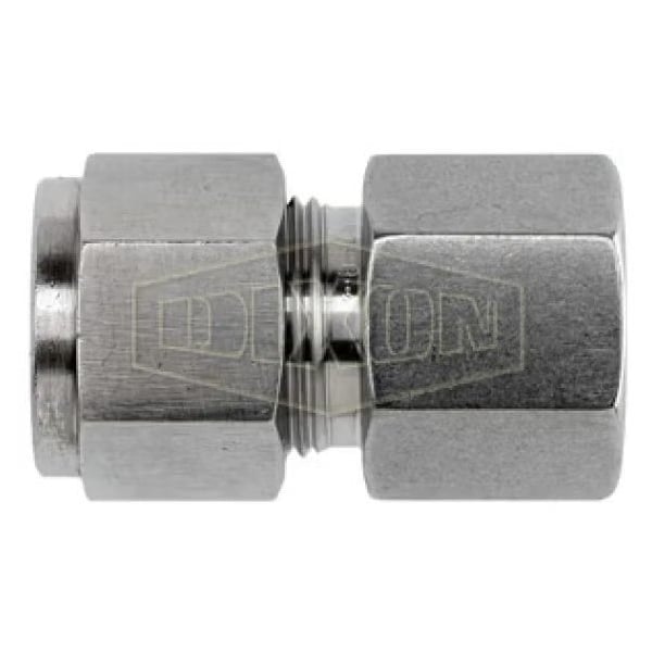 The Right Connection Instrumentation Connector, 3/8 in x 1/2-14 Nominal, Tube x FNPT End Style, Dome