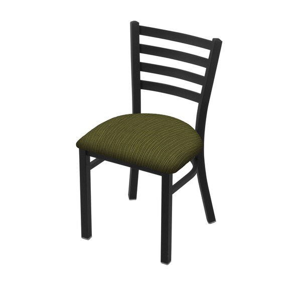400 Jackie 18" Chair with Black Wrinkle Finish and Graph Parrot Seat