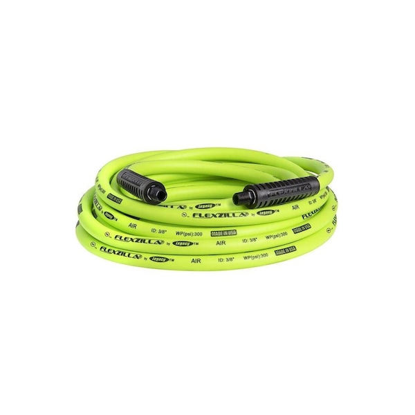 Air Hose 25 ft. L X 3/8in D Hybrid Polymer 300 psi Zilla Green Zilla Green