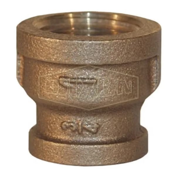 Bell Reducer, 2 x 1 in Nominal, FNPT End Style, 125 lb, Brass, Domestic