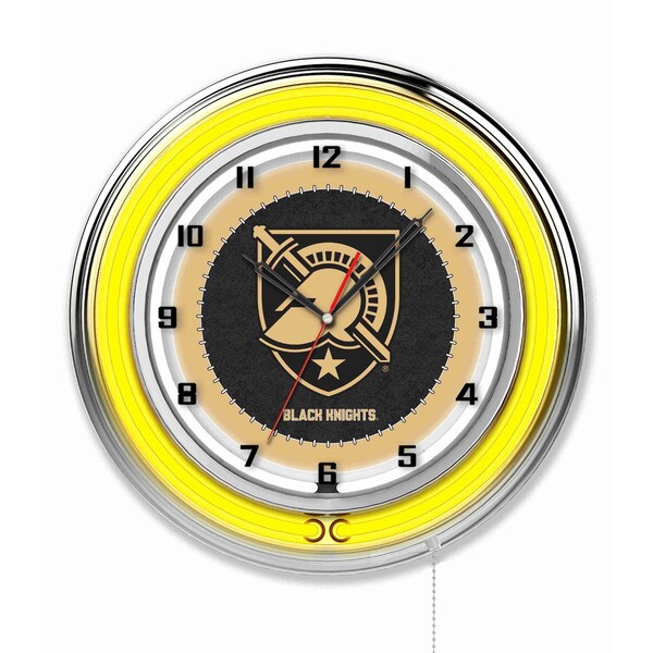 US Military Academy Double Neon 19" Clock ARMY