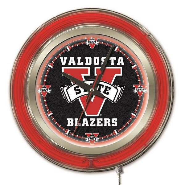 Valdosta State University Double Neon 15" Clock