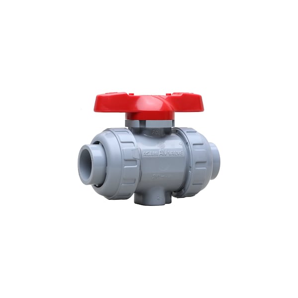 Valve, Ball, T-21, 3/4", CPVC, FKM, Flanged