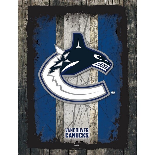 Vancouver Canucks 15" x 20" Canvas Wall Art