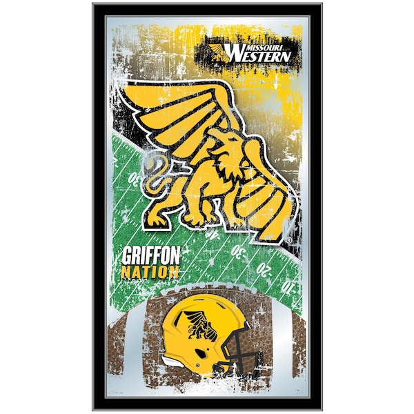Missouri Western State 15" x 26" Football Mirror
