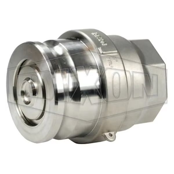 Type A Bayloc Cam and Groove Adapter, 4 x 3 in Nominal, Dry Disconnect Male Adapter x FNPT End Style
