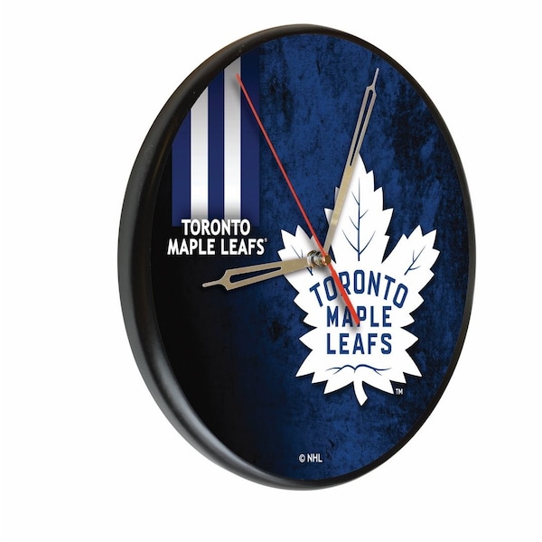Toronto Maple Leafs 13" Solid Wood Clock