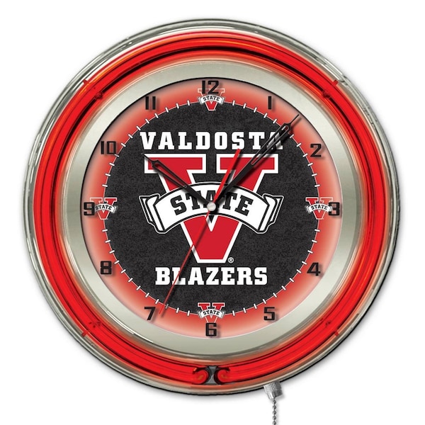 Valdosta State University Double Neon 19" Clock