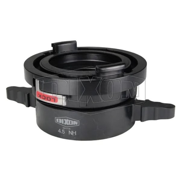 Long Handle Adapter with Buna-N Gasket, 5 x 4 in Nominal, Storz x Female NST NH Swivel End Style,