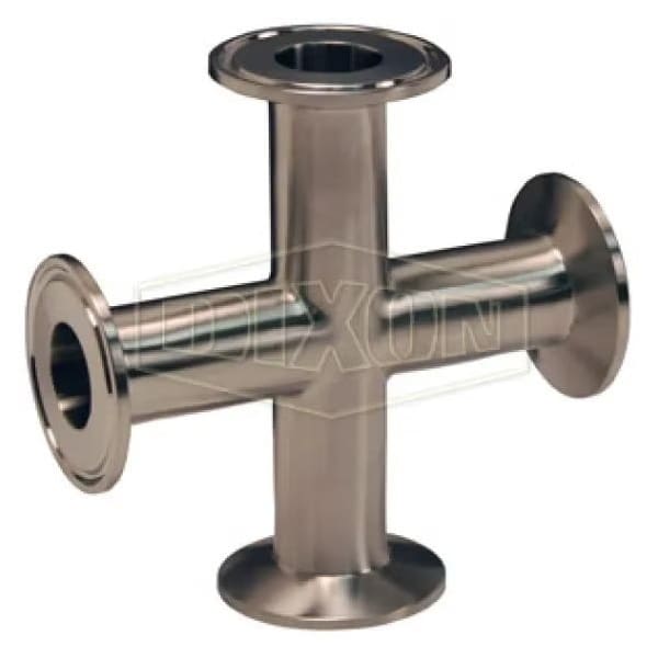 Clamp Cross, 2-1/2 in, 304 SS, Domestic
