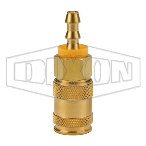 U Series Quick Disconnect Pneumatic Push-On Coupler, 3/8 in Nominal, Quick Disconnect Coupler x Push