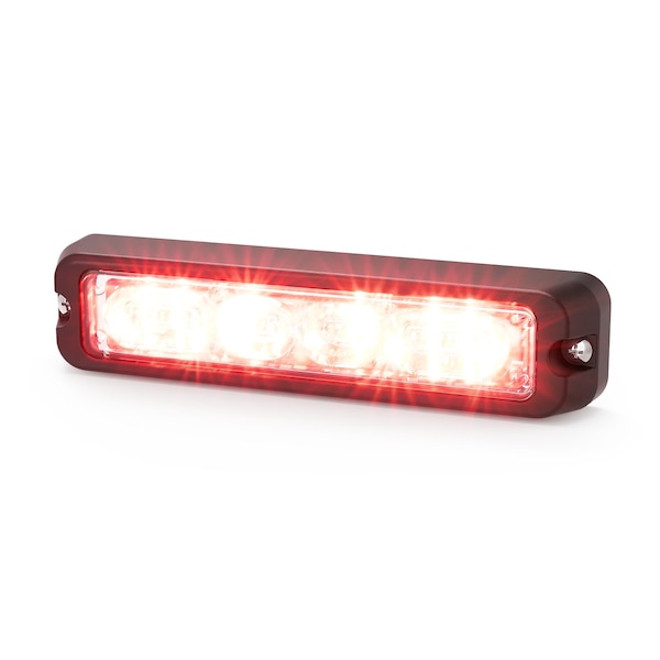 Dir Led, 12 Patterns, Multi-Mount, Red/Blu