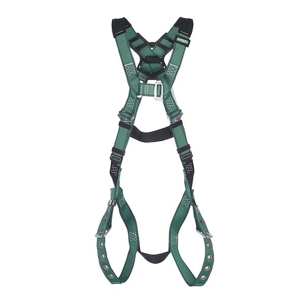 V-FORM Harness, M, 400 lb., Quick-Connect Chest/ Tongue Leg Straps, Back D-Ring