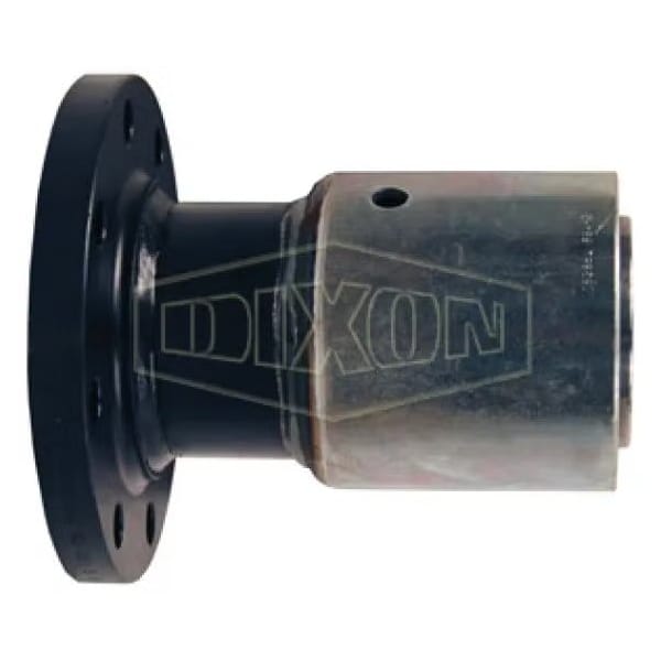 Holedall External Swage Fixed Flange, 2 ID x 2-49/64 to 2-56/64 OD in, Carbon Steel, Domestic