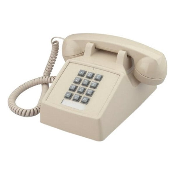 Cortelco 2500 Standard Phone - Ash - 1 x Phone Line
