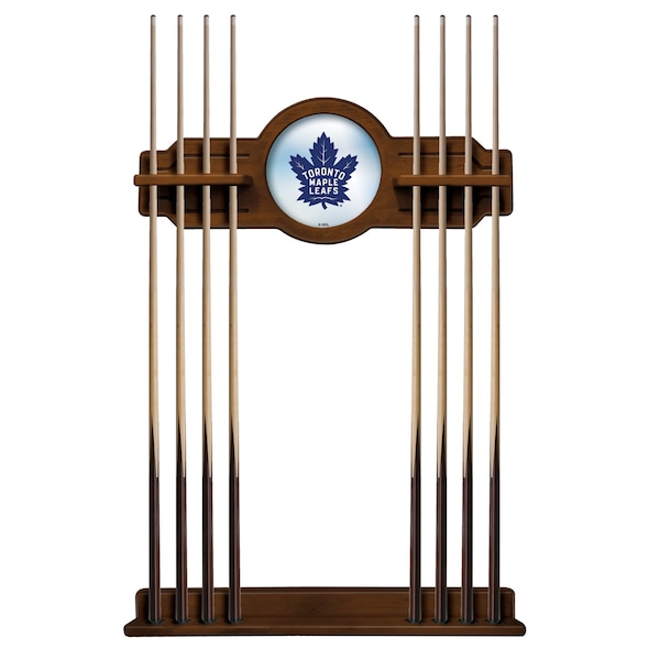 Toronto Maple Leafs Cue Rack in Chardonnay Finish