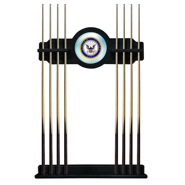 U.S. Navy Cue Rack in Black Finish
