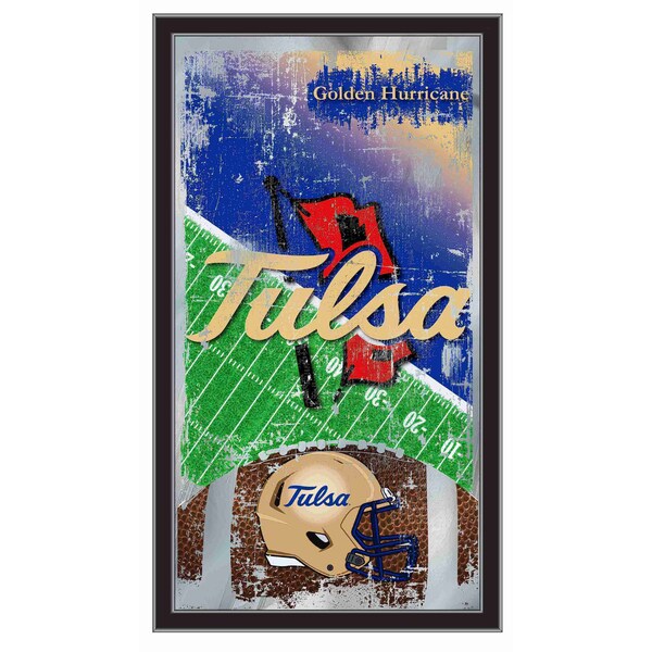 Tulsa 15" x 26" Football Mirror