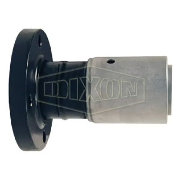 Holedall External Swage Floating Flange, 4 ID x 4-40/64 to 4-44/64 OD in, Carbon Steel, Domestic