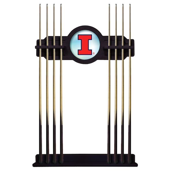 Illinois Cue Rack in English Tudor Finish