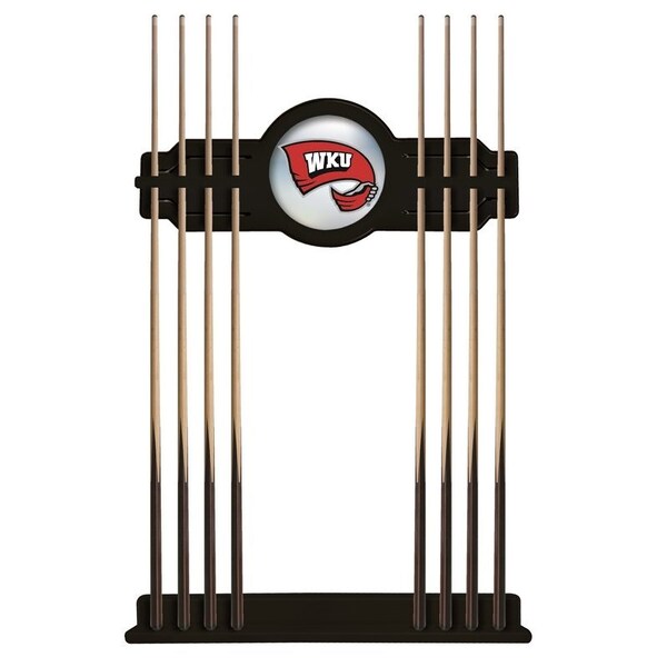 Western Kentucky Cue Rack in Black Finish