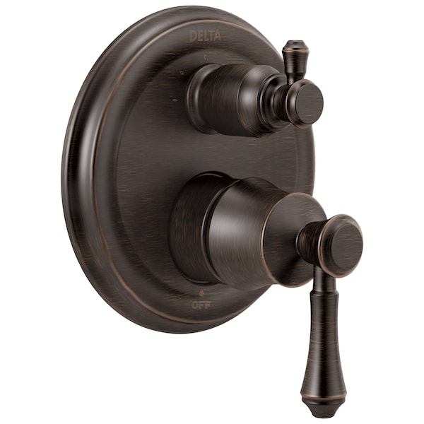 Cassidy Traditional 2-Handle Monitor 14 Series Valve Trim with 3-Setting Integrated Diverter