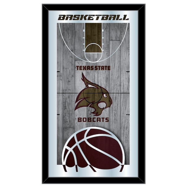 Texas State 15" x 26" Basketball Mirror