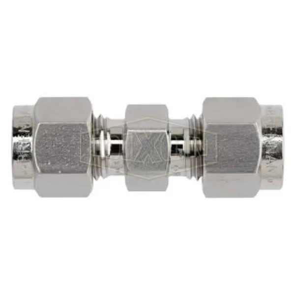 The Right Connection Instrumentation Union, 3/8 in Nominal, Tube End Style, 316 SS, Domestic