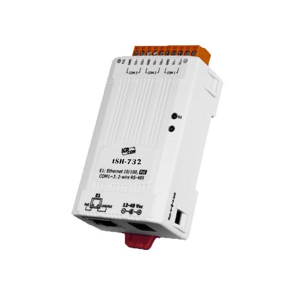 Tiny Serial Port Sharing Device with 3 Isolated RS 232 Ports