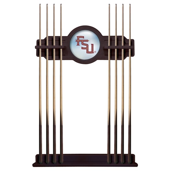 Florida State (Script) Cue Rack in English Tudor Finish