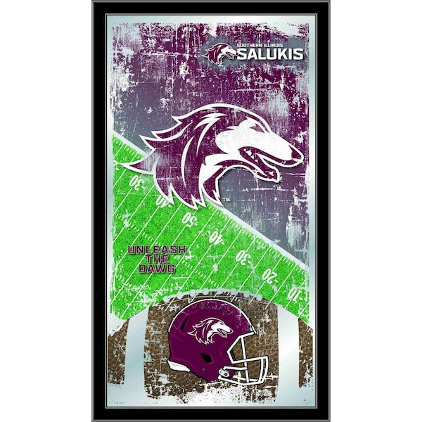 Southern Illinois University 15" x 26" Football Mirror